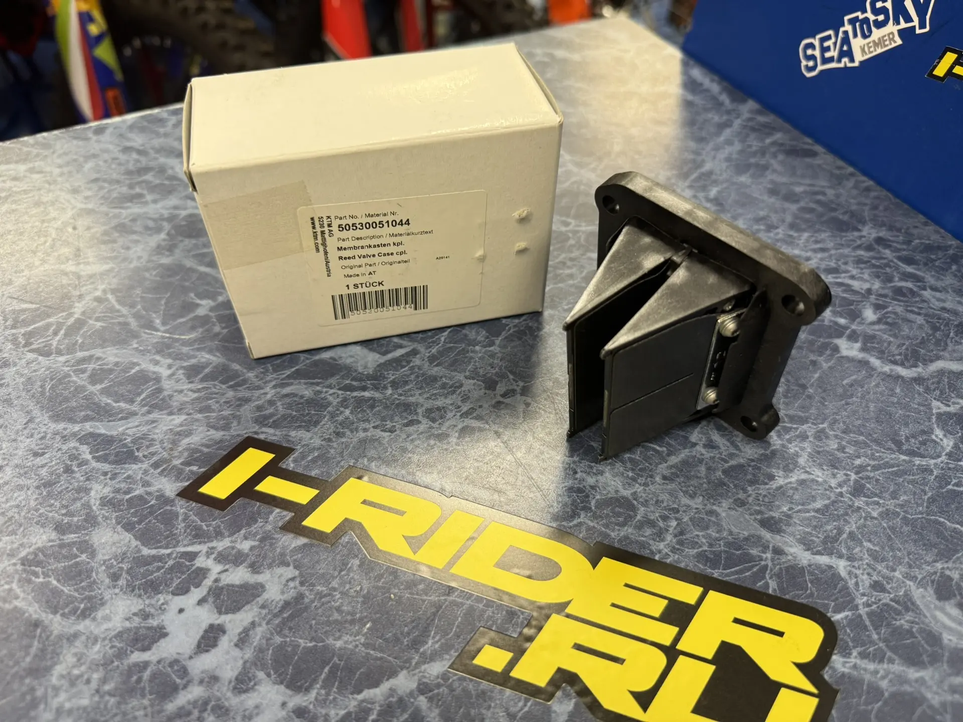 Лепестковый клапан в сборе KTM OEM 50530051044 EXC 2016-2023