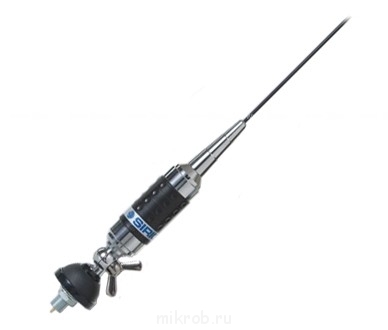 Антенна автомобильная SIRIO Super Carbonium 27 (1.4м, врезная)
