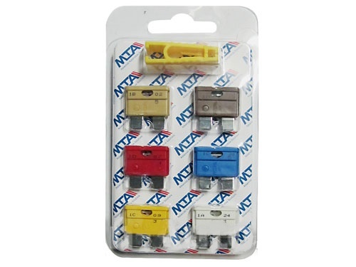 Предохранители MTA UNIVAL 5-25А (компл. 6шт+щипцы) флажковые U106
