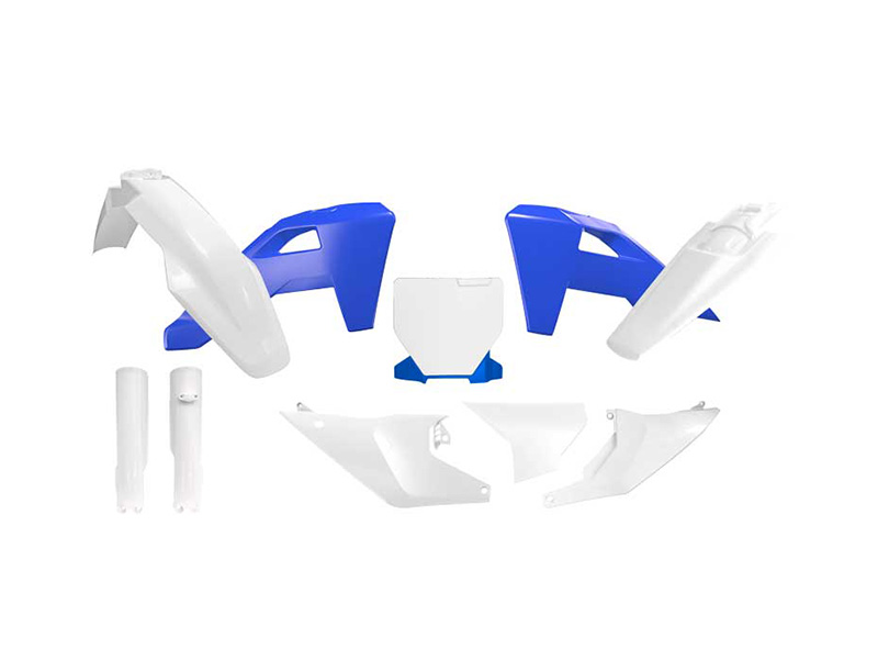 Комплект пластика RTech R-KITHSQ-BHH-725 Husqvarna Кросс 23+, эндуро 24+ бело синий