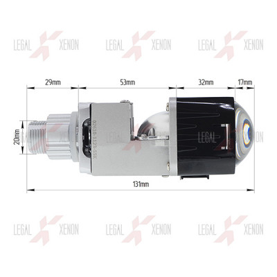 Линзы ZORKiY M15 compact Bi-led 1.5 дюйма 4500k с масками