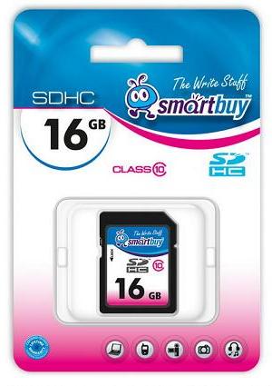 Карта памяти SmartBuy 16gb SD Class 10