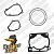 Набор прокладок для замены поршня RubberDuck Beta 300 RR 2015 - 2026