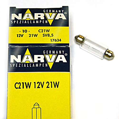 C21W Narva T10,5x36 12V 21W 17634