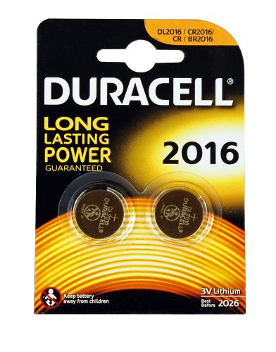 Батарейка Duracell CR2016 BL2