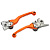 Рычаги сцепл/тор-за ZETA Pivot Lever Set FP KTM250-450SX/EXC Orange, ZE44-4127