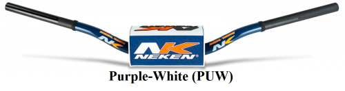 Руль для мотоцикла Neken OS BAR 121C Purple white (R00121C-PUW) высокий