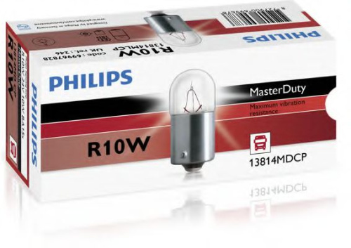 R10W Philips MasterDuty 24V 10W 13814MDCP