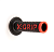 Грипсы X-GRIP BRAAAAP Grips открытые черно красные с отверстиями под защиту рук