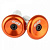 Заглушки в руль ODI ALUMINUM END PLUGS Orange, F71APO