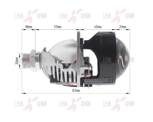 Линзы ZORKiY M25 compact Bi-led 4500k 2