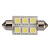 Диод T10 31mm 6SMD (c5w, 4300k)