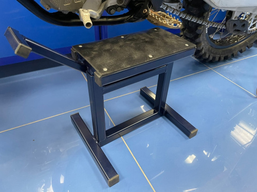 Мотоподьемник для кроссового и эндуро мотоцикла синяя