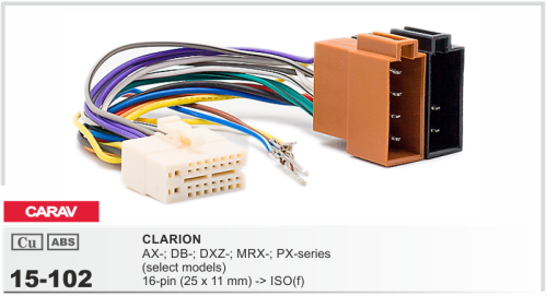 Разъём CARAV 15-102 Clarion