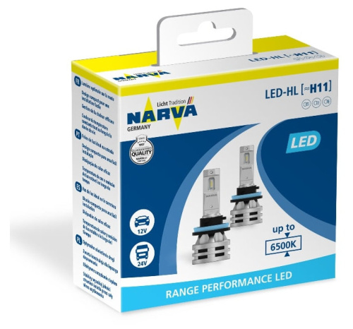 H11 Narva 12V LED 6000K 18048 (уп.2 шт.)