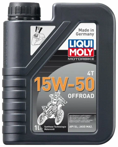 Масло моторное Liqui Moly Motorbike Offroad Race 15W-50 1л