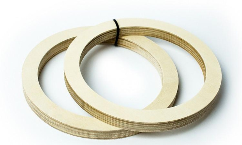 Проставки из фанеры под динамики 16,5 см